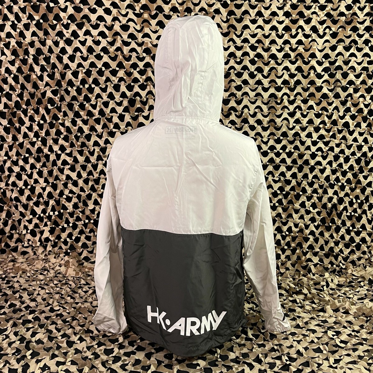 Veste HK Army Slash Zip Up Windbreaker - Taille M, Couleur Graphite/Noir, Neuve