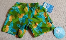 I Play Boy Size 6-12 Months Multi-Color Polyester Ultimate Swim Diaper Shorts 23