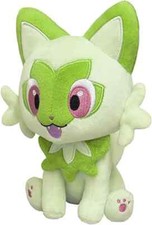 Pok mon Sprigatito All Star Collection Plush Official Sanei 4905330035530 New