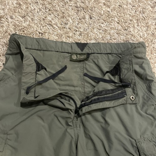 Lot Of 2 Boy Scouts Of America Shorts Adult Med Green Centennial Uniform Cargo - Picture 15 of 20