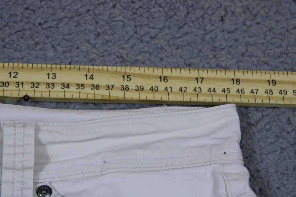 Шорты женские Gloria Vanderbilt 12P кремовые бермудские со средней посадкой повседневные с карманами миниатюрные - Изображение 3 из 4