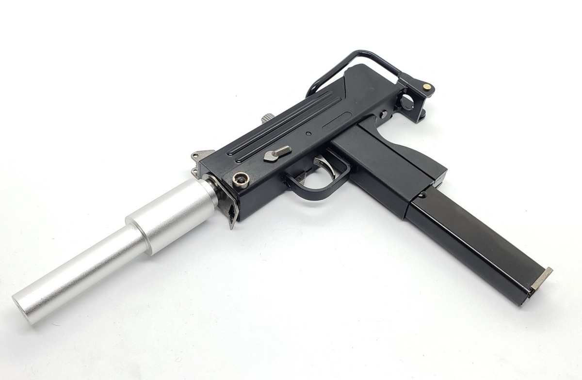 1:2 scale MAC-10 Toy M10 Pistol Gun Miniature Model Metal w
