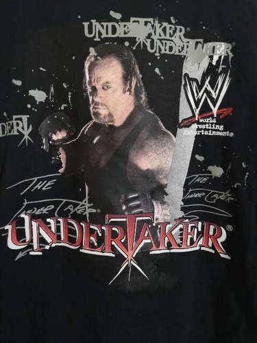 WWE Undertaker " Jader Taker " Mens Shirt Black Short Sleeve Size S - Picture 2 of 7