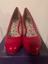 SHIINE Red Patent madden girl heels