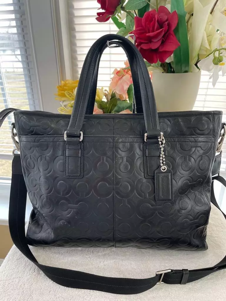 Coach business tote deals