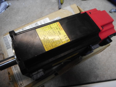 FANUC SERVO-MOTOR AC BRUSHLESS -- 0.4Kw w/BRAKE ßM1/4000 -- A06B-0116-B275 #0008