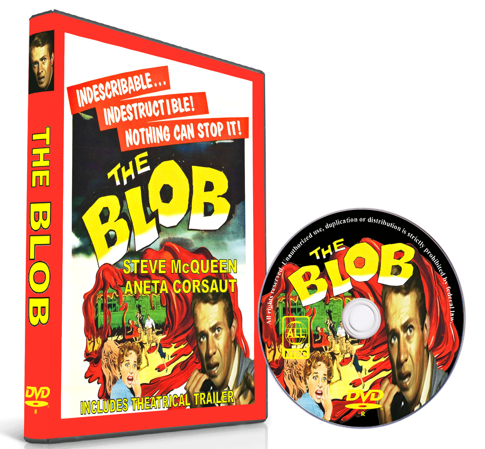 THE BLOB 1958 STEVE McQUEEN, CORSAUT Toni Martin