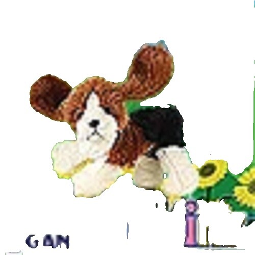 Figurine Little Petshop LPS – Chien Basset Hound #1655 Hasbro, Occasion