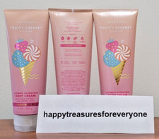 3 Bath  Body Works Fruity Sherbet Scoop Body Cream