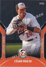 2022 Bowie Baysox Cesar Prieto RC Rookie Baltimore Orioles CUBA