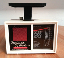 Vintage Weight Watchers Mini Scale Model 3125 L-91 Deluxe Food Scale 1 lb