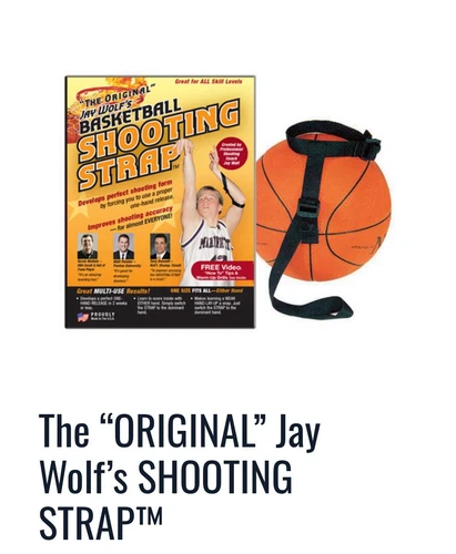 Wrap Strap Basketball Shot Training Aid for the Off Hand - Make More Shots