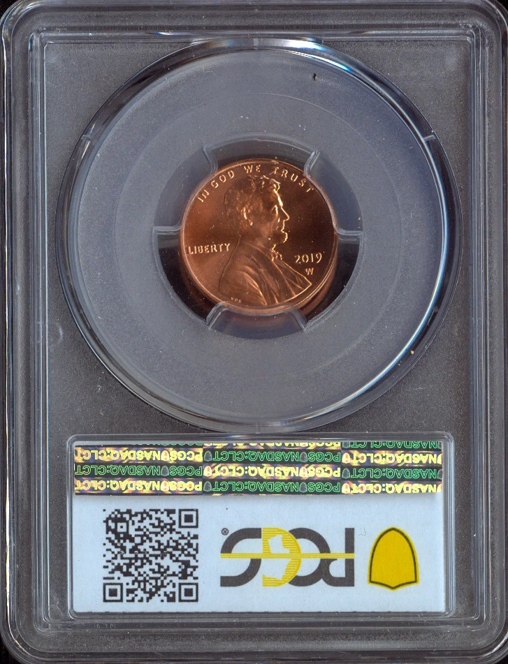2019-W Lincoln Shield Cent PCGS MS69 RD Quality - Image 2 of 2