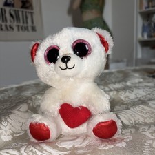 Beanie Boo Polar Bear Heart
