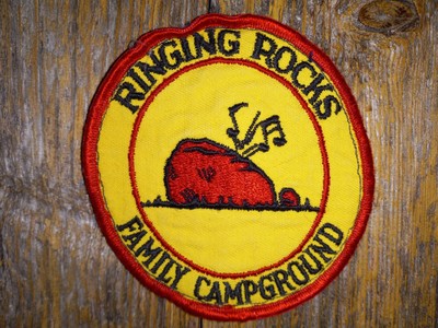 Vintage Ringing Rocks Family Campground Patch Bucks County Pennsylvania Souvenir