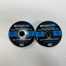 Enrock 50 Feet 16 Gauge Marine Grade OFC Speaker Wire Qty 2, 100 Feet