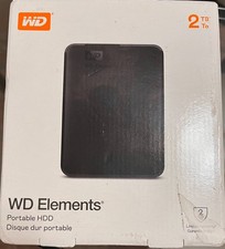 WD Elements 2TB USB 3.0 High-Capacity Portable Hard Drive for Windows