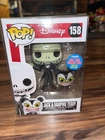 FUNKO POP DISNEY 158 JACK SKELLINGTON WITH PROTECTOR EXCLUSIVE NEW YORK COMIC CO