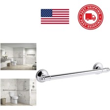 Durable 18 Inch Grab Bar with 300 Pound Weight Capacity and Polished Finish