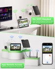 10CH 10" Monitor Home Security System Solar Powered 4MP PTZ Camera Night Vision — photo 7