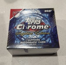 2025 Topps Chrome MLS Sapphire Edition Hobby Box Ready To Ship