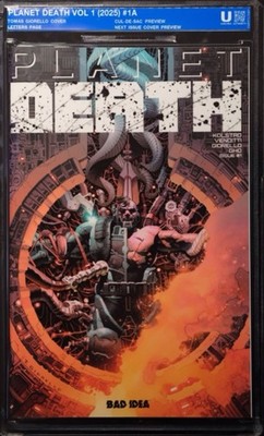 Planet Death #1 A Tomas Giorello Bad Idea 1st Edition Uncirculated Soft Slab