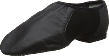 Women'S Neo-Flex Slip-On Leather Jazz Shoes Neoprene Slip-On Split Sole with EVA