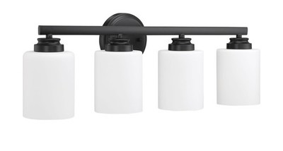 Craftmade 50504-WG Bolden 4 Light 26''W Vanity Light - Black