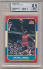 MICHAEL JORDAN 1986/87 FLEER #57 RC ROOKIE CARD CHICAGO BULLS SP BGS 8.5 NM-MT+