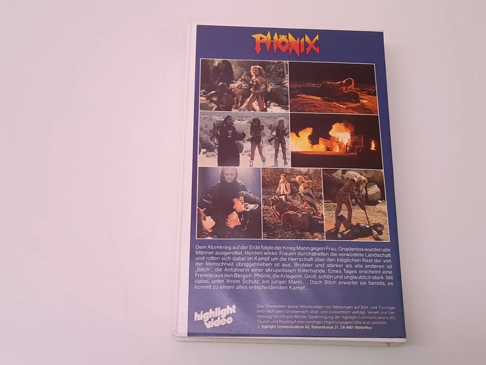 Phönix - The Warrior 1988 VHS German PAL Highlight Video Großbox Robert Hayes - Bild 2 von 4