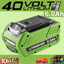 40V 6Ah For Greenworks G-MAX Lithium Battery 29472 29462 29252 20202 40 Volt