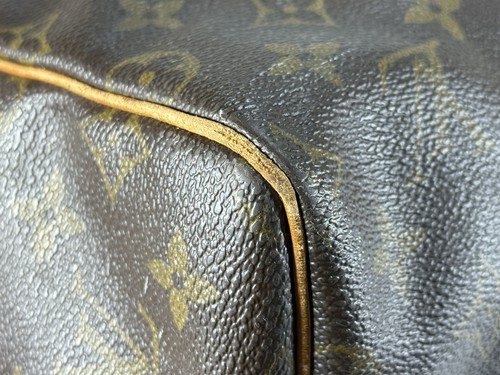 Louis Vuitton Keepall Bandoulière 55 LV Monogram Canvas Brown Duffle Travel Bag - Picture 20 of 24