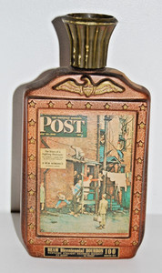 Jim Beam Decanter 1976 Bicentennial Limited Edition Series, Norman Rockwell
