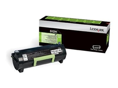 Lexmark International 512H Hohe Ergiebigkeit Original, Schwarz