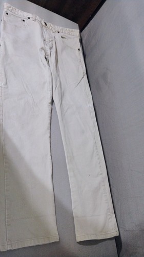 Nike SB Men's Beige Denim Jeans Straight Fit Cotton Logo Button 5-Pocket size 30