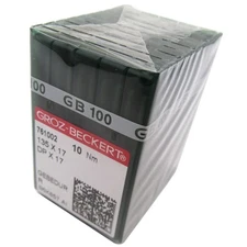 GROZ-BECKERT Needle in Clear Plastic Box- 100 GROZ-BECKERT GEBEDUR 135X17 DPX...