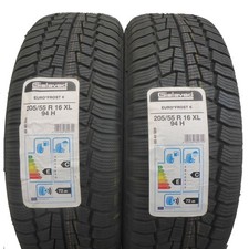 2 X GISLAVED 205/55 R16 94H XL EURO FROST6 Pneus D'Hiver 2020 COMPLET