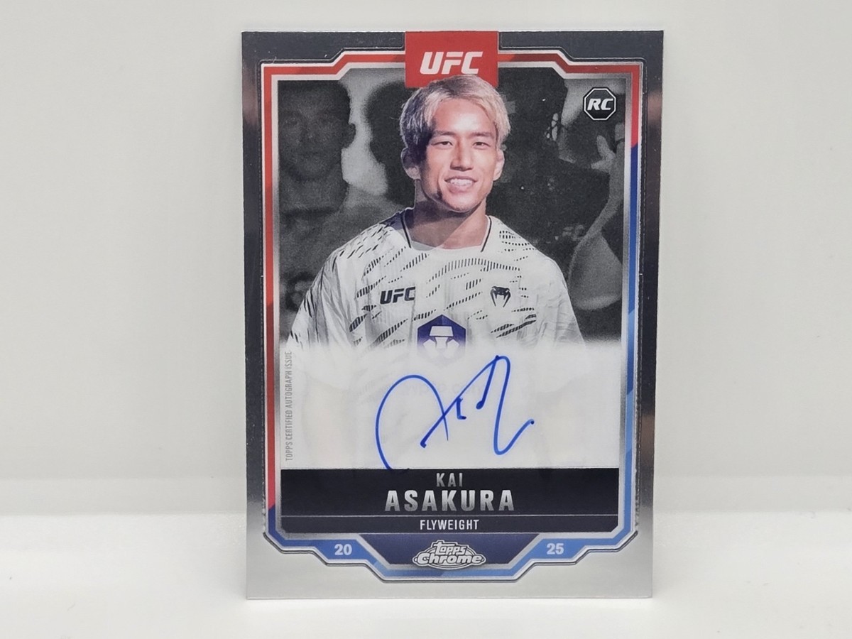 ゲームセンター・ゲームカード TOPPS SIGNATURE SWATCHES 2025 Topps Chrome UFC - Chrome Rookie Autographs Kai Asakura