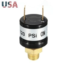 90-120PSI Air Compressor Pressure Control Switch Valve Horn 1/8'' 12V/24V F