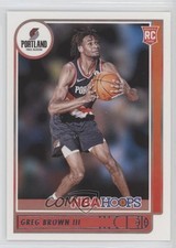 2021-22 Panini NBA Hoops Rookies Greg Brown III #226 Rookie RC 0kn5