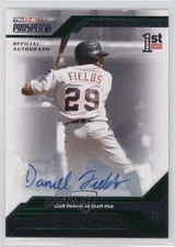 2009 TRISTAR Prospects Plus Green Auto 24/25 Daniel Fields #62 Auto 0o9