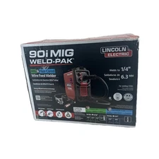 Lincoln Electric WELD-PAK 90i MIG Flux-Cored Wire Feeder Welder + Gas Regulator