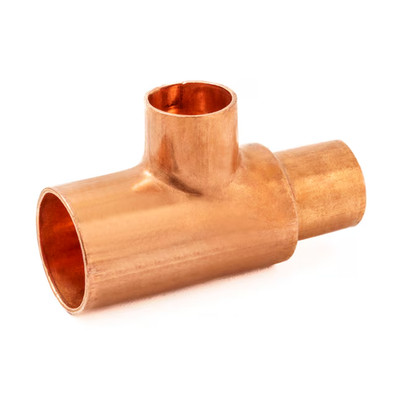 Streamline 3/4-in x 1/2-in x 1/2-in Copper Reducing Tee