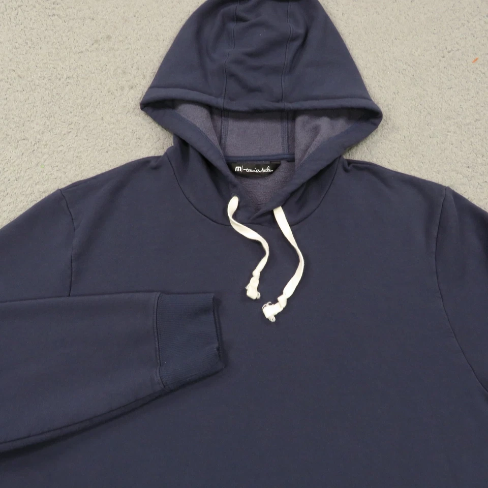 Sudadera con Capucha Travis Mathew XL Para Hombres Nube Golf Sudadera con Capucha Modal Azul Marino Suave Polar Foto 3 de 4