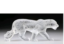 Lalique Frosted Rajah Leopard