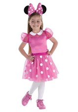 Girl's Pink Minnie Mouse Dress Costume