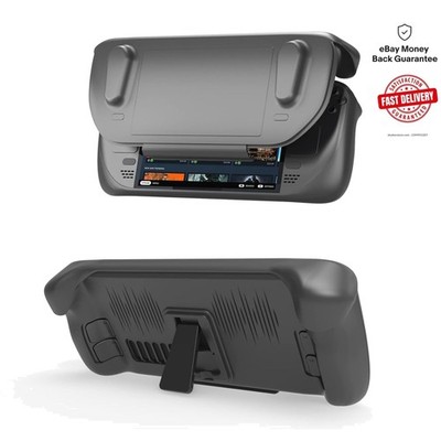 Lightweight TPU Protective Case with Easy Snap Cover for Steam Deck - Black
