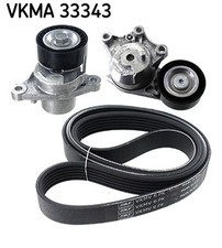 SKF Keilrippenriemensatz VKMA 33343 verstärkt für PEUGEOT 308 SW 2 5008 BlueHDi