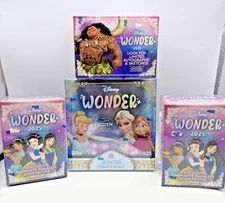 2025 Topps Disney Wonder 1 Mega + 3 Value Boxes Aladdin Princess Snow White