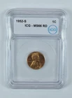 1952-S Lincoln Wheat Cent MS66 RD ICG *6206